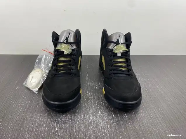 Reps LUCY A Ma Maniere x Air FD1330-001 Jordan 5 Black 0412